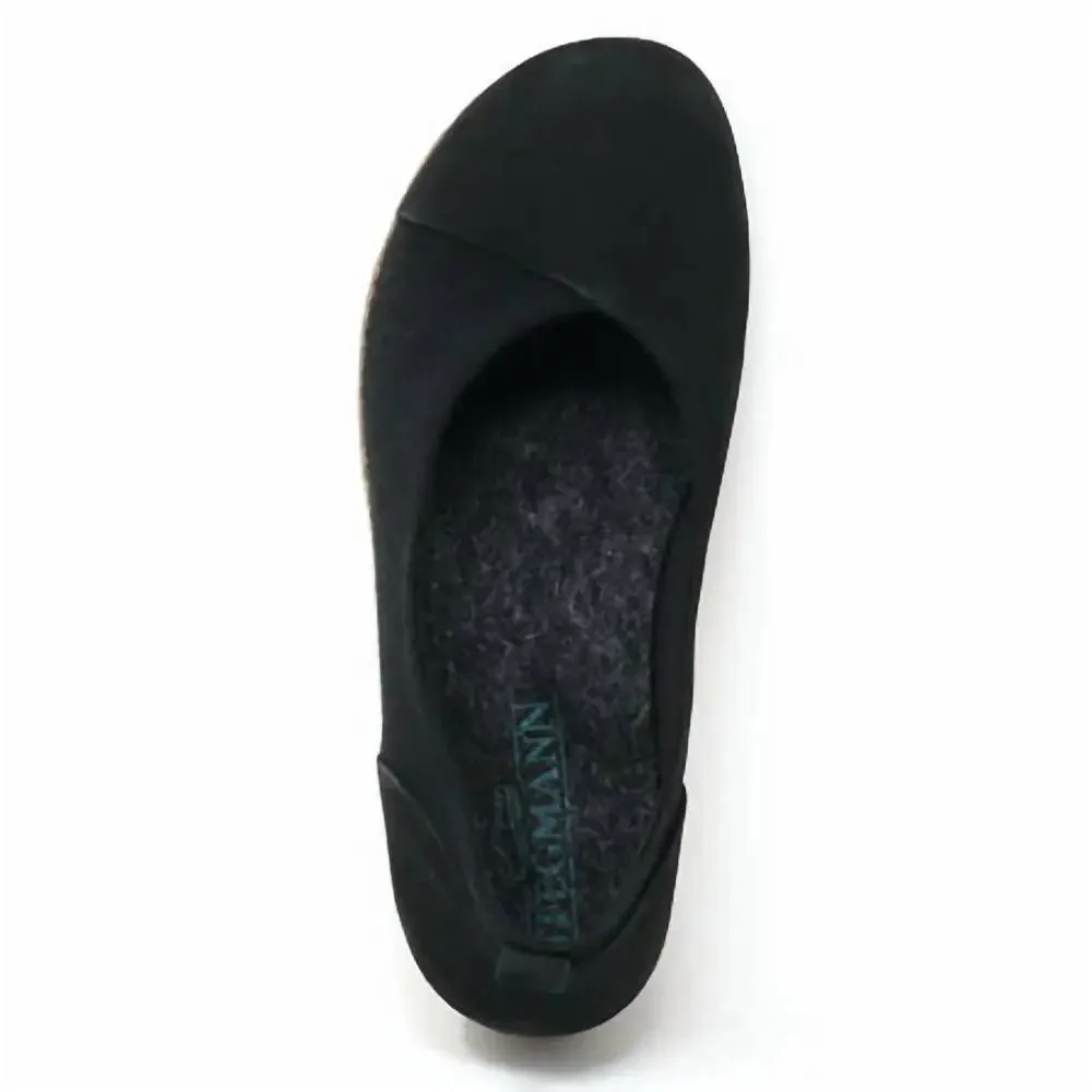 Elegant Black Wedge Loafers - Picture 2 of 2